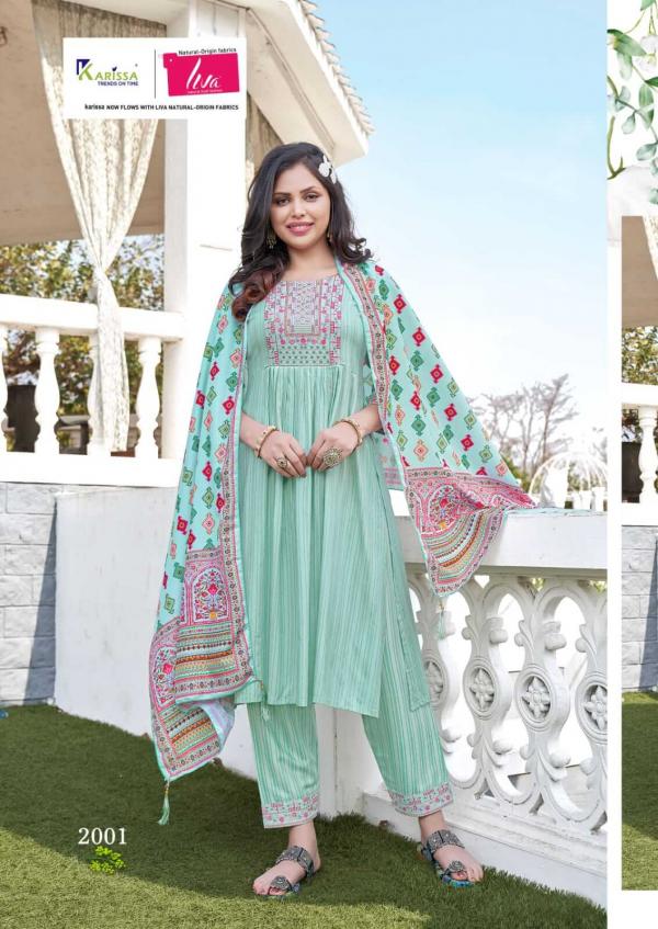 Karissa Gulmohar Vol 1 Styles Kurti With Bottom Dupatta Collection